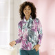 Langarm - Shirt in weichem Feinjersey – Farbe FUCHSIA-MINT-MULTICOLOR – Ansicht 1 Langarm - Shirt in weichem Feinjersey, in Größe 036 bis 050, in Farbe FUCHSIA-MINT-MULTICOLOR – Farbe FUCHSIA-MINT-MULTICOLOR – Ansicht 1