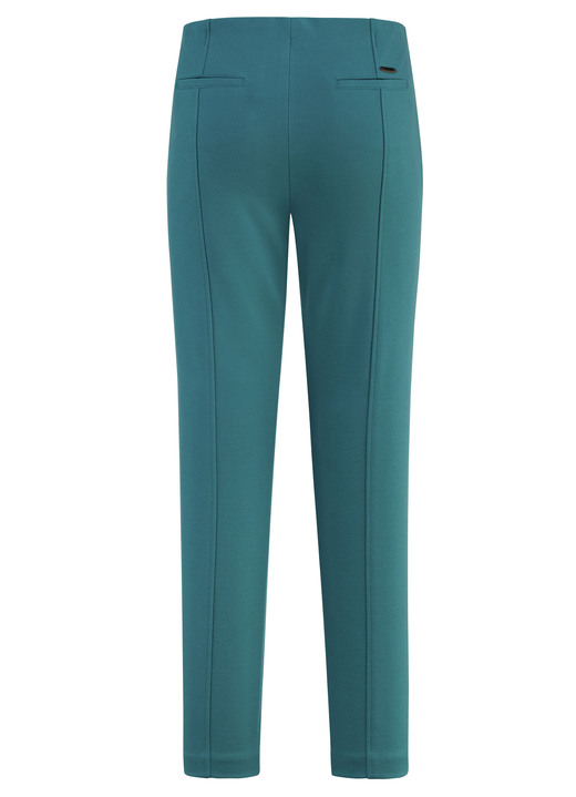 Hosen in Schlupfform - Jerseyhose mit Reißverschluss-Taschen, in Größe 018 bis 052, in Farbe PETROL Ansicht 2