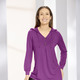 Tuniken - Shirt-Tunika mit Kapuze – Farbe LILA Tuniken - Shirt-Tunika mit Kapuze, in Größe 036 bis 054, in Farbe LILA