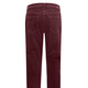 Hosen mit Knopf- und Reißverschluss - Samtweiche Hose in 5-Pocket-Form, in Größe 017 bis 050, in Farbe SCHWARZ – Farbe BORDEAUX – Ansicht 2