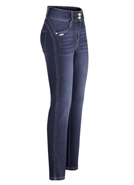 Hosen mit Knopf- und Reißverschluss - Shaping-Jeans in 4-Pocket-Form Ansicht 6 Hosen mit Knopf- und Reißverschluss - Shaping-Jeans in 4-Pocket-Form, in Größe 017 bis 050, in Farbe JEANSBLAU Ansicht 6