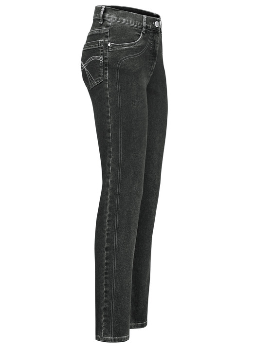 Hosen mit Knopf- und Reißverschluss - Power-Stretch-Jeans, in Größe 017 bis 092, in Farbe JEANSBLAU Ansicht 11