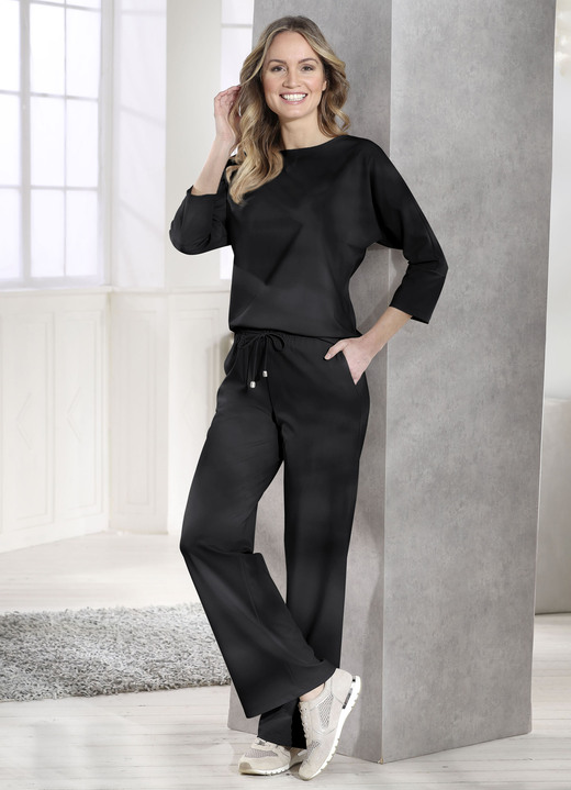 3/4-Arm - Shirt mit rundem Halsausschnitt, in Größe 036 bis 052, in Farbe BEIGE Ansicht 6