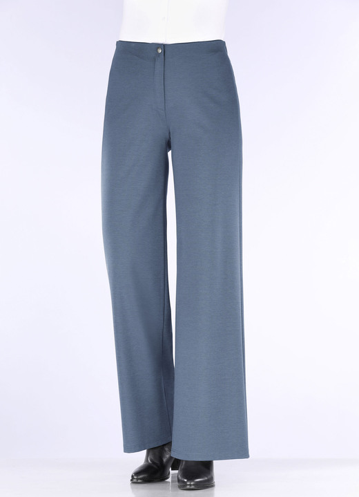 Hosen in Schlupfform - Schicke Hose in bequemer Weite , in Größe 018 bis 052, in Farbe ANTHRAZIT MELIERT Ansicht 13