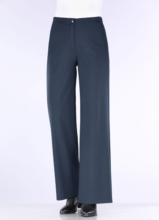 Hosen in Schlupfform - Schicke Hose in bequemer Weite , in Größe 018 bis 052, in Farbe ANTHRAZIT MELIERT Ansicht 7