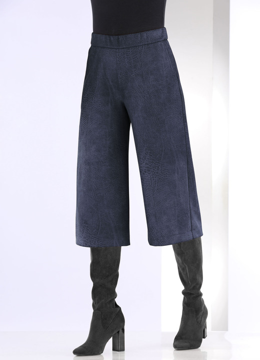 Hosen - Hose in Schlupfform, in Größe 036 bis 052, in Farbe MARINE Ansicht 3