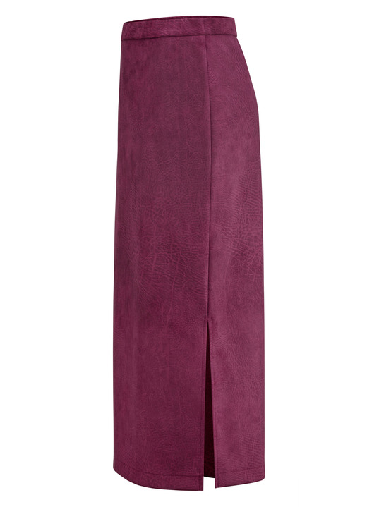 Uni - Rock in gerader Schnittführung, in Größe 018 bis 052, in Farbe MARINE Ansicht 5