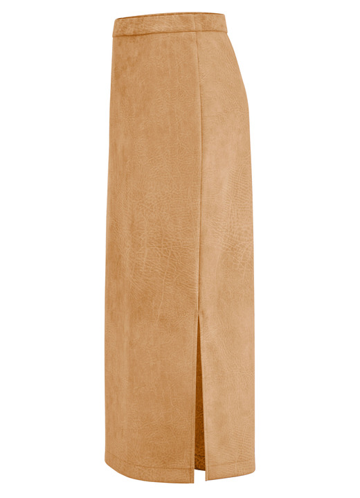 Uni - Rock in gerader Schnittführung, in Größe 018 bis 052, in Farbe BORDEAUX Ansicht 5