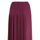 Uni - Rock mit figurgünstigen Rundumfalten – Farbe BORDEAUX – Ansicht 3 Uni - Rock mit figurgünstigen Rundumfalten, in Größe 019 bis 054, in Farbe MARINE – Farbe BORDEAUX – Ansicht 3