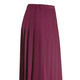 Uni - Rock mit figurgünstigen Rundumfalten, in Größe 019 bis 054, in Farbe MARINE – Farbe BORDEAUX – Ansicht 2