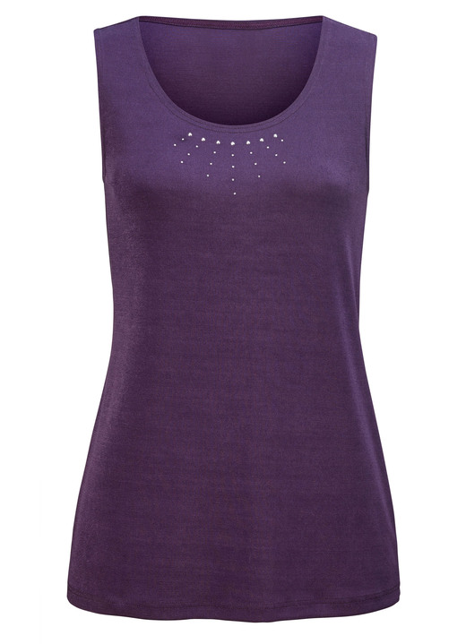 Langarm - Hinreißendes Twin-Set, in Größe 038 bis 056, in Farbe VIOLETT Ansicht 5