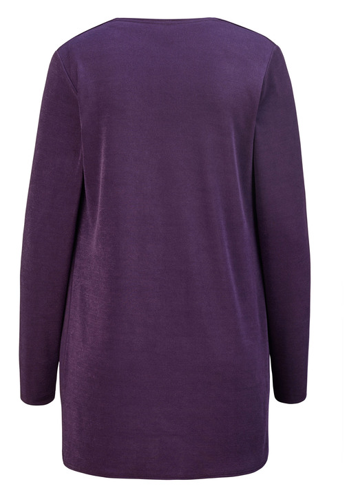 Langarm - Hinreißendes Twin-Set, in Größe 038 bis 056, in Farbe VIOLETT Ansicht 2