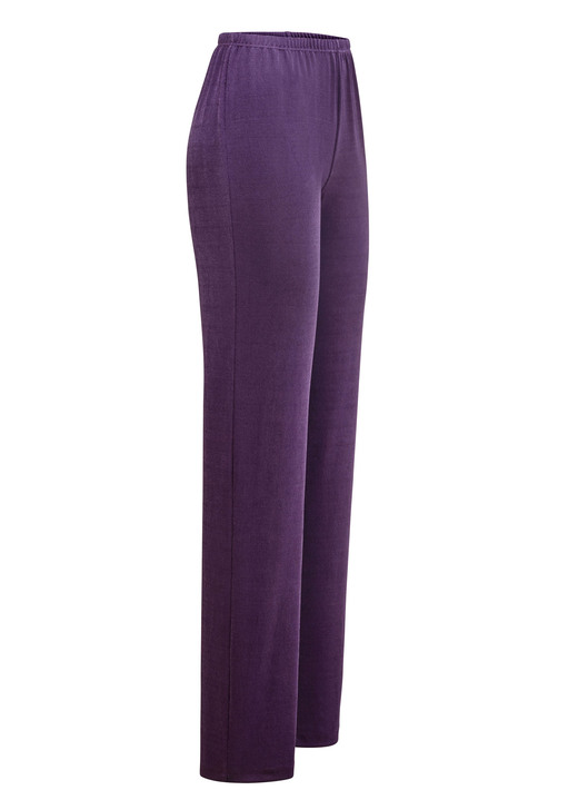 Hosen in Schlupfform - Hose mit edlem Glanz in Extra-Kurzgrößen, in Größe 205 bis 285, in Farbe SCHWARZ Ansicht 14