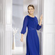 - Kleid mit unterlegter Spitze, in Größe 036 bis 052, in Farbe ROYALBLAU – Farbe ROYALBLAU – Ansicht 2