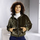 Winterjacken - Kurzjacke aus Samt – Farbe MOOSGRÜN – Ansicht 1 Winterjacken - Kurzjacke aus Samt, in Größe 034 bis 048, in Farbe MOOSGRÜN – Farbe MOOSGRÜN – Ansicht 1