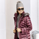 Winterjacken - Jacke mit abnehmbarer Kapuze – Farbe PURPLE Winterjacken - Jacke mit abnehmbarer Kapuze, in Größe 036 bis 052, in Farbe ESPRESSO