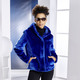 Kunstpelzjacken - Jacke aus kuschelweichem Kunstpelz, in Größe 034 bis 052, in Farbe ROYALBLAU – Farbe ROYALBLAU – Ansicht 2
