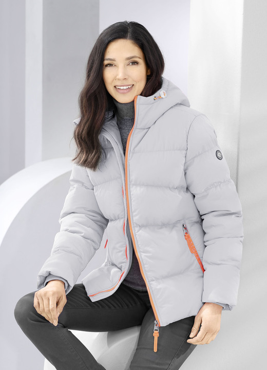 Winterjacken - Jacke mit Windfangärmeln, in Größe 034 bis 048, in Farbe NEONPINK Ansicht 3
