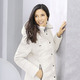 Jacken & Mäntel - Funktionsjacke mit Längssteppung seitlich – Farbe CREME – Ansicht 2 Jacken & Mäntel - Funktionsjacke mit Längssteppung seitlich, in Größe 036 bis 054, in Farbe CREME – Farbe CREME – Ansicht 2