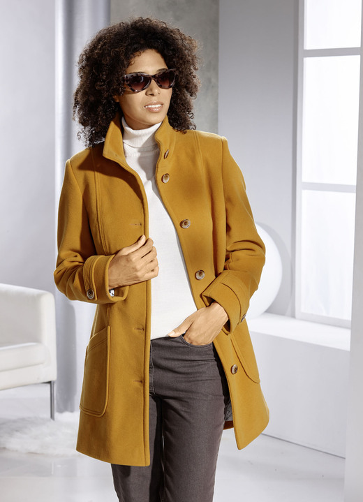Jacken & Mäntel - Longjacke mit hohem Tragekomfort Jacken & Mäntel - Longjacke mit hohem Tragekomfort, in Größe 019 bis 054, in Farbe SAFRAN