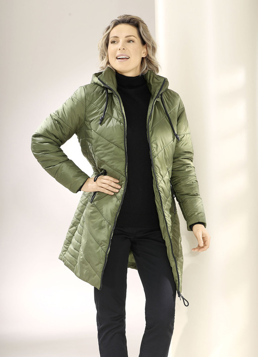 Wintermäntel - Kurzmantel mit 2-Wege-Reißverschluss Ansicht 3 Wintermäntel - Kurzmantel mit 2-Wege-Reißverschluss, in Größe 036 bis 052, in Farbe GRAFIT Ansicht 3