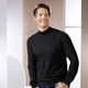 Uni - Pullover mit Stehkragen in 4 Farben – Farbe SCHWARZ Uni - Pullover mit Stehkragen in 4 Farben, in Größe L(52/54) bis XXL(60/62), in Farbe PETROL
