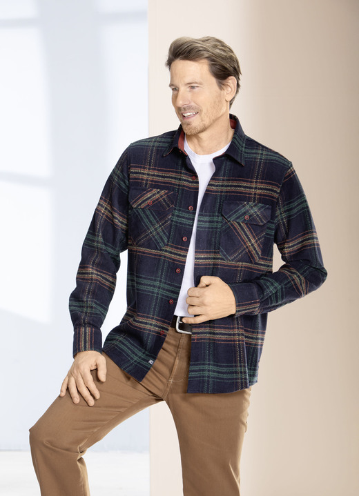 Langarm - Kariertes Overshirt von  Langarm - Kariertes Overshirt von
