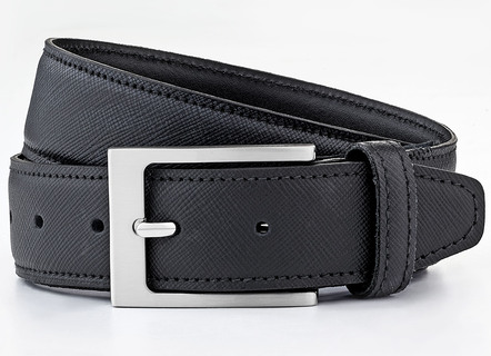 Klassischer Herren-Gürtel aus Leder, 3,5 cm breit