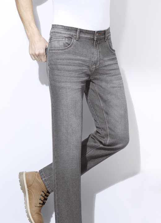 Jeans - Modische Jeans in 3 Farben Ansicht 4 Jeans - Modische Jeans in 3 Farben, in Größe 024 bis 060, in Farbe DUNKELJEANS Ansicht 4