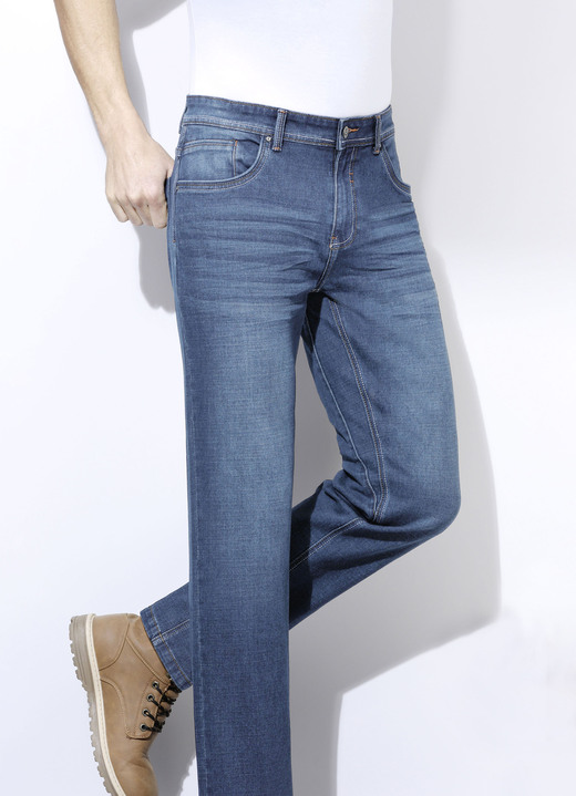 Jeans - Modische Jeans in 3 Farben Ansicht 7 Jeans - Modische Jeans in 3 Farben, in Größe 024 bis 060, in Farbe DUNKELJEANS Ansicht 7