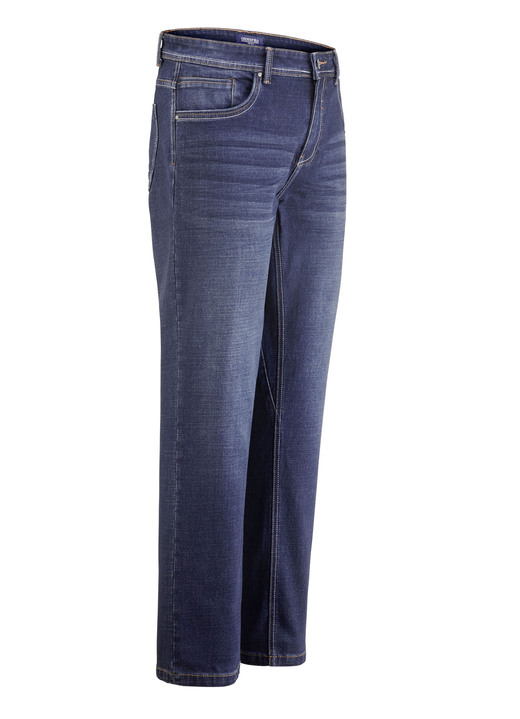 Jeans - Modische Jeans in 3 Farben Ansicht 2 Jeans - Modische Jeans in 3 Farben, in Größe 024 bis 060, in Farbe DUNKELJEANS Ansicht 2
