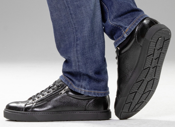 Schuhe - GINO GALANTE, klassische Herren-Sneaker, mit herausnehmbarem Fußbett, in Größe 040 bis 046, in Farbe WEISS Ansicht 9