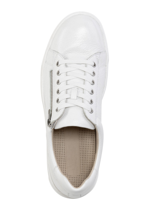 Schuhe - GINO GALANTE, klassische Herren-Sneaker, mit herausnehmbarem Fußbett, in Größe 040 bis 046, in Farbe WEISS Ansicht 2