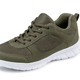 Slipper & Schnürschuhe - Schnür-Sneaker aus Synthetik und weichem Textilmaterial, in Größe 040 bis 046, in Farbe OLIV – Farbe OLIV – Ansicht 1