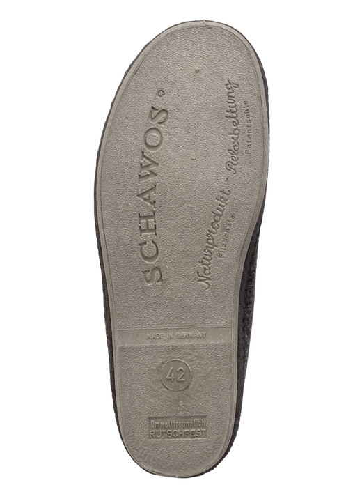 Hausschuhe - Textil-Stiefelette mit praktischem Reißverschluss, in Größe 040 bis 046, in Farbe SCHWARZ Ansicht 3