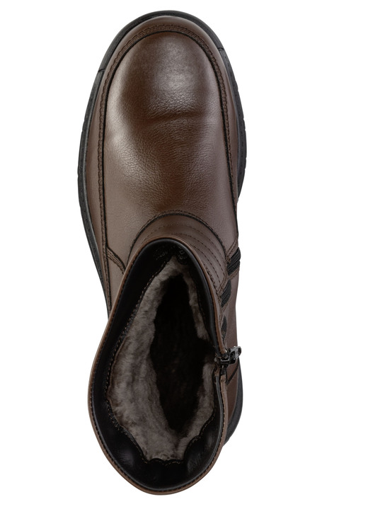 Stiefeletten - GINO GALANTE, gefütterte Herren-Stiefel, Winterschuhe, mit Lammfell, in Größe 040 bis 046, in Farbe SCHWARZ Ansicht 5