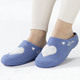 Hausschuhe - Laurina, klassische Damen-Hausschuhe, mit herausnehmbarem Fußbett, in Größe 035 bis 041, in Farbe KORNBLAU – Farbe KORNBLAU – Ansicht 4