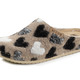 - Mubb Wollfilz-Pantoffel mit frechem Herzchen-Dessin, in Größe 036 bis 042, in Farbe BEIGE-SCHWARZ – Farbe BEIGE-SCHWARZ – Ansicht 1