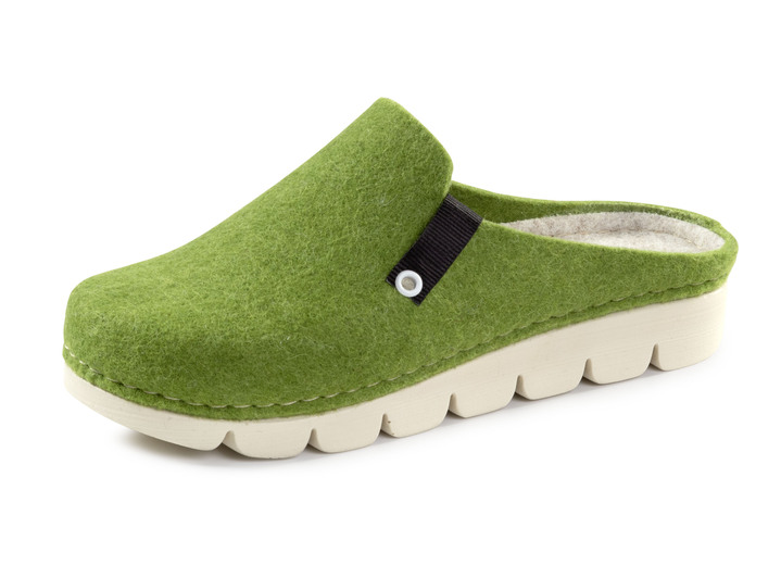 Hausschuhe - Laurina, trendige Damen-Hausschuhe, Weite G, mit anatomisch geformtem Fußbett, in Größe 036 bis 042, in Farbe PINK Ansicht 5