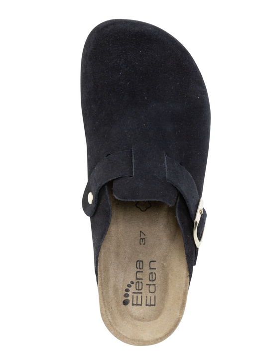 Sandaletten & Pantoletten - ELENA EDEN Clog mit verstellbarer Schnalle Ansicht 2 Sandaletten & Pantoletten - ELENA EDEN Clog mit verstellbarer Schnalle, in Größe 036 bis 042, in Farbe SCHWARZ Ansicht 2