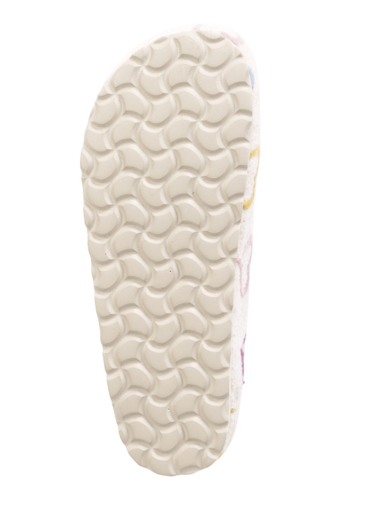 Hausschuhe - Laurina, klassiche Damen-Hausschuhe, Weite H, mit anatomisch geformtem Fußbett, in Größe 036 bis 042, in Farbe GRAU Ansicht 6