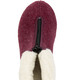 Hausschuhe - Haus-Stiefelette mit praktischem Front-Reißverschluss, in Größe 037 bis 042, in Farbe BORDEAUX – Farbe BORDEAUX – Ansicht 2