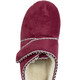 Hausschuhe - Warme Damen-Hausschuhe, Weite H, mit Klettverschluss, in Größe 036 bis 042, in Farbe BORDEAUX – Farbe BORDEAUX – Ansicht 2