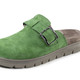 Hausschuhe - ELENA EDEN Clog mit verstellbarer Spange, in Größe 036 bis 042, in Farbe GRÜN – Farbe GRÜN – Ansicht 1