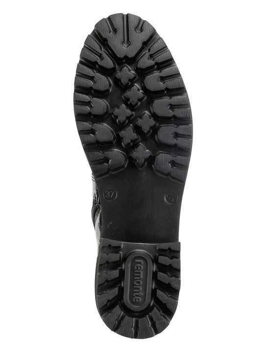 Stiefel & Stiefeletten - Remonte, stylische Damen-Stiefeletten, Winterschuhe, Weite G, mit herausnehmbarem Fußbett, in Größe 036 bis 042, in Farbe SCHWARZ-GOLD Ansicht 3