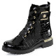 Stiefel & Stiefeletten - Remonte, stylische Damen-Stiefeletten, Winterschuhe, Weite G, mit herausnehmbarem Fußbett, in Größe 036 bis 042, in Farbe SCHWARZ-GOLD – Farbe SCHWARZ-GOLD – Ansicht 1