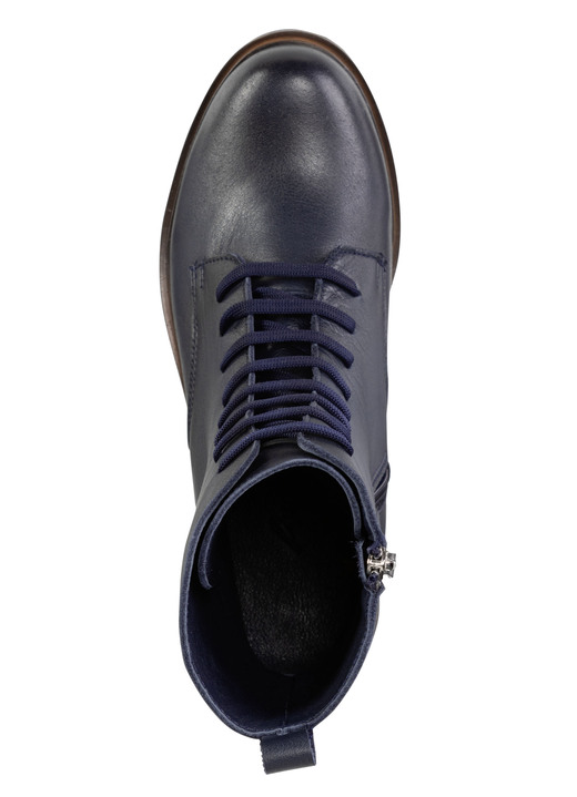 Stiefel & Stiefeletten - Andrea Conti Schnür-Stiefelette aus Rind-Nappaleder, in Größe 035 bis 041, in Farbe MARINE Ansicht 2