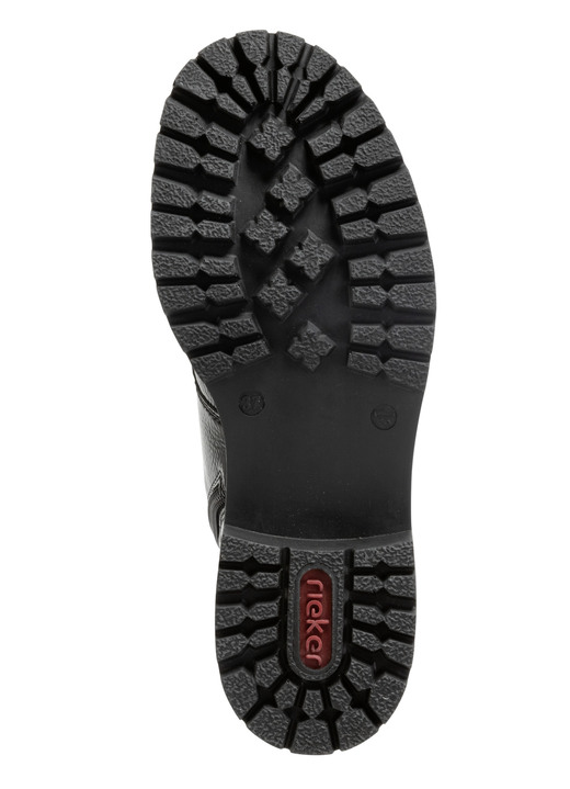 Stiefel & Stiefeletten - Rieker, stylische Damen-Stiefeletten, Winterschuhe, mit Reißverschluss, in Größe 036 bis 042, in Farbe SCHWARZ-GOLD Ansicht 3