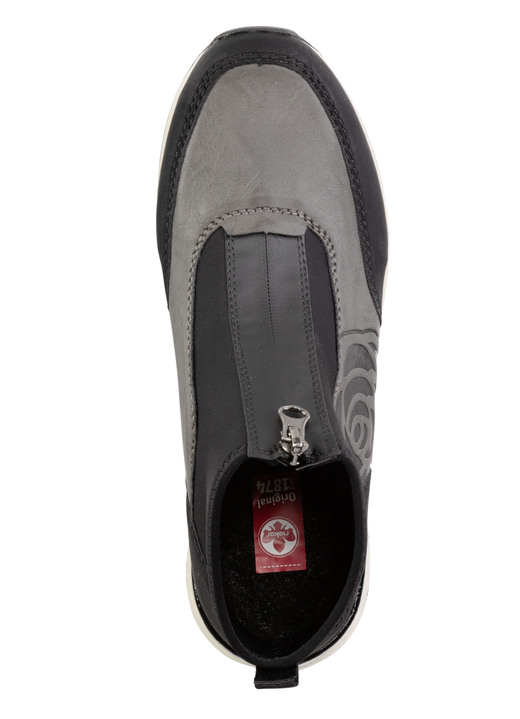 Stiefel & Stiefeletten - Rieker Bootie mit floraler Prägung, in Größe 036 bis 042, in Farbe SCHWARZ-GRAU Ansicht 2