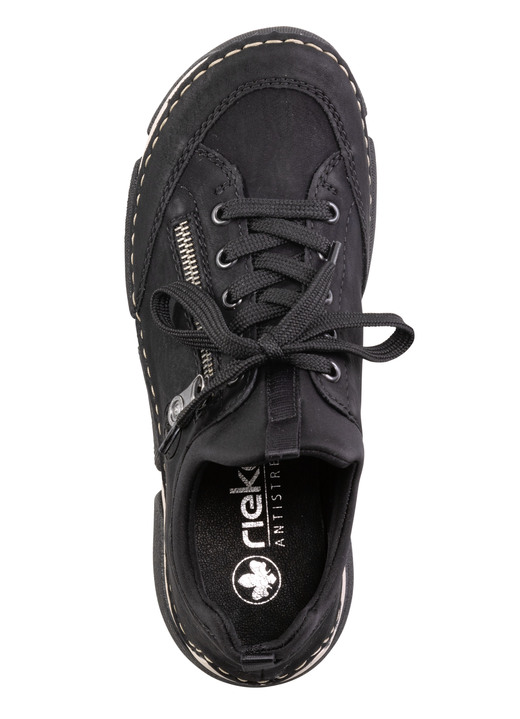 Schuhe - Rieker Sneaker aus schattiertem Synthetik und Textil, in Größe 036 bis 042, in Farbe SCHWARZ Ansicht 2